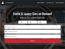 Tablet Screenshot of luxnow.com
